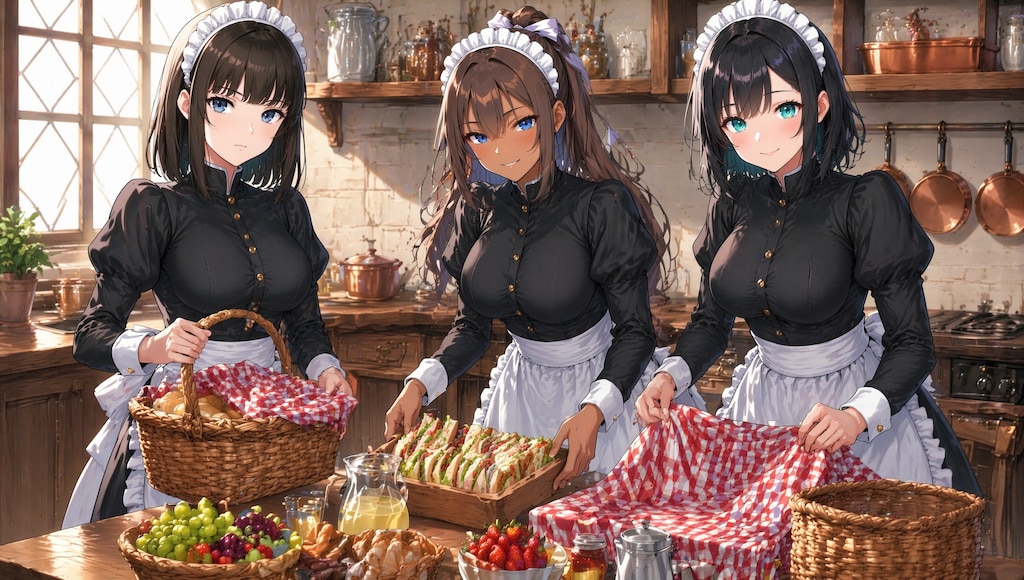 メイドさんのピクニック