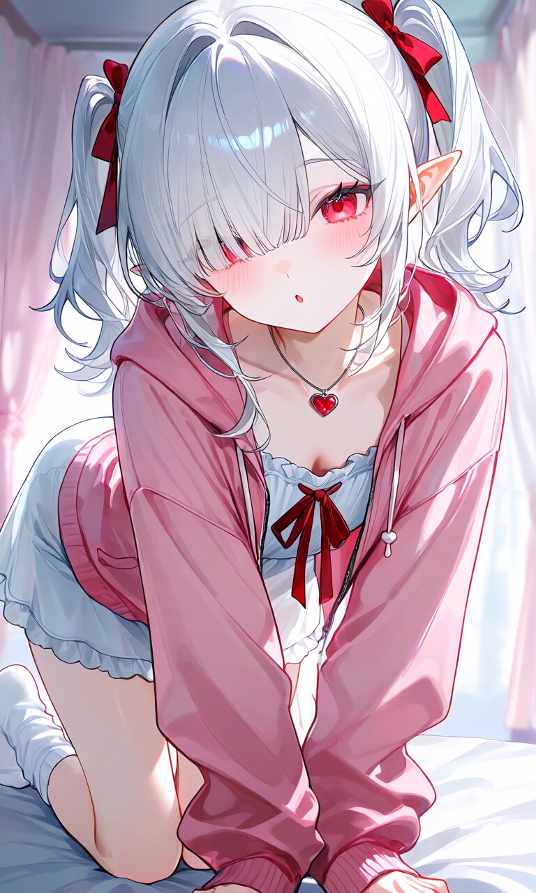 53、朝起こしに来たシロネさん | の人気AIイラスト・グラビア