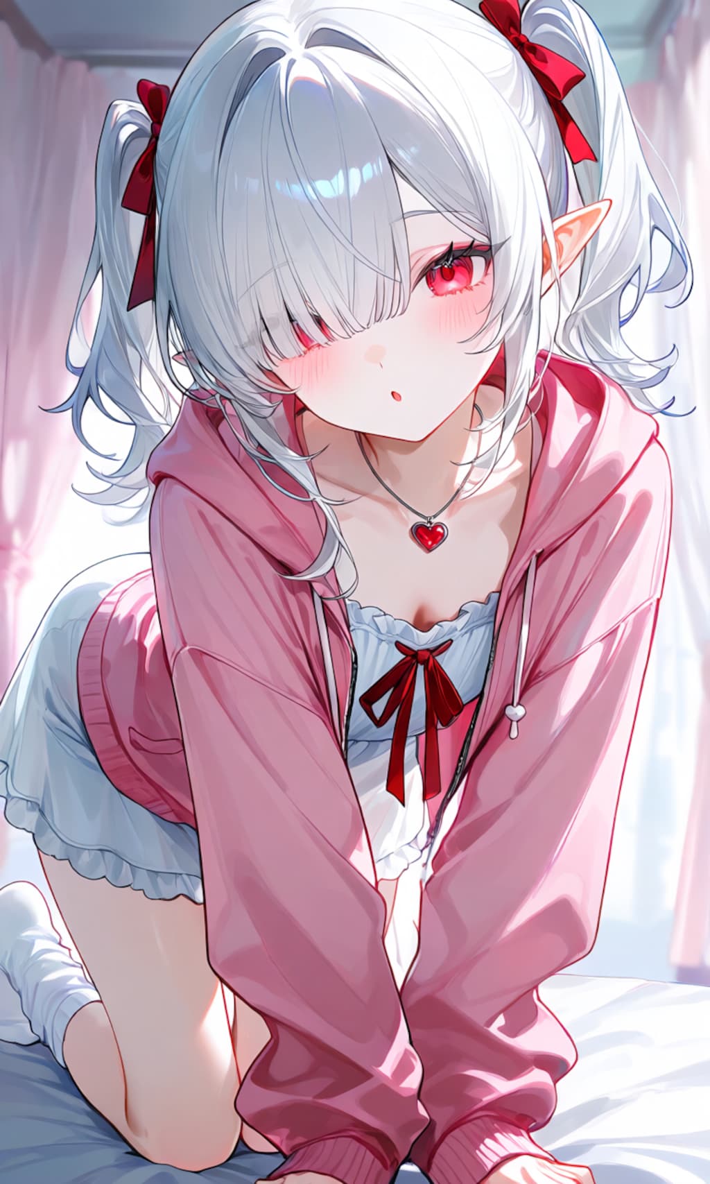 53、朝起こしに来たシロネさん