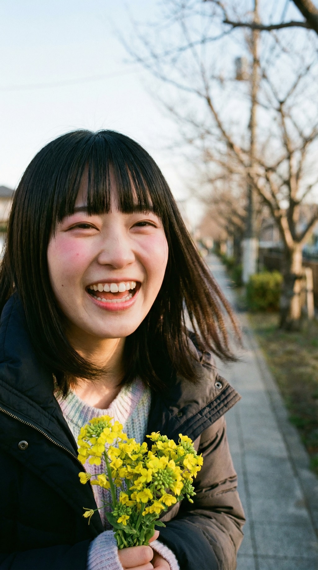 Laughing in the Spring Breeze