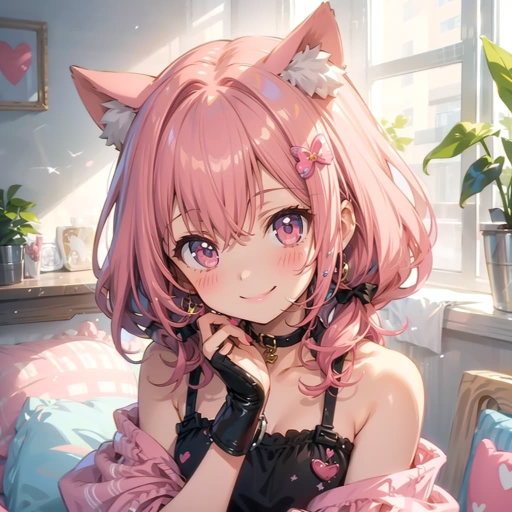 ネコ耳とチョーカー