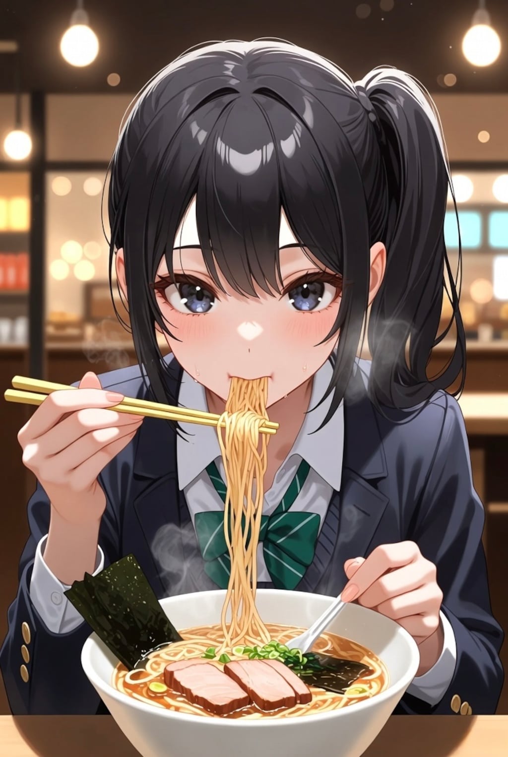 はふはふっ…ズズズズズ〜