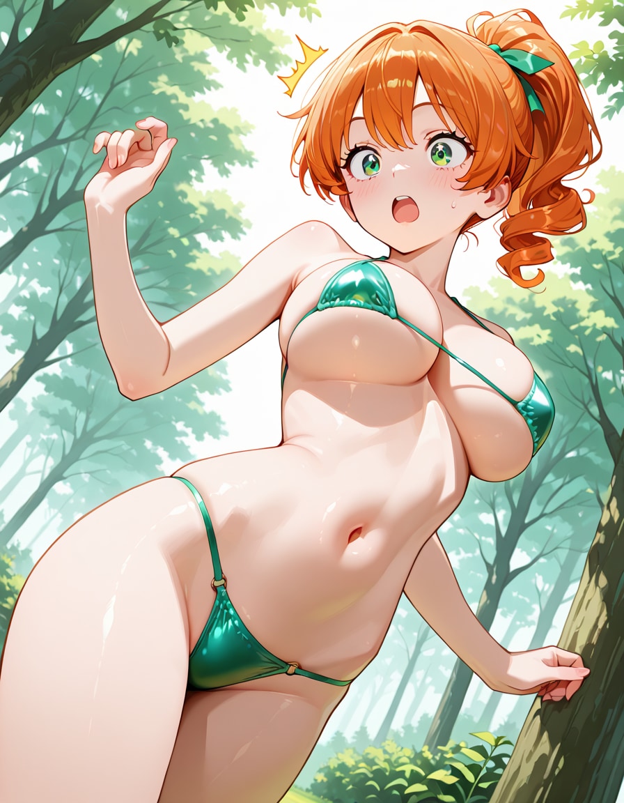 森林浴って水着でするんじゃないの！？
