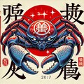 今年の漢字「蟹」 3枚目