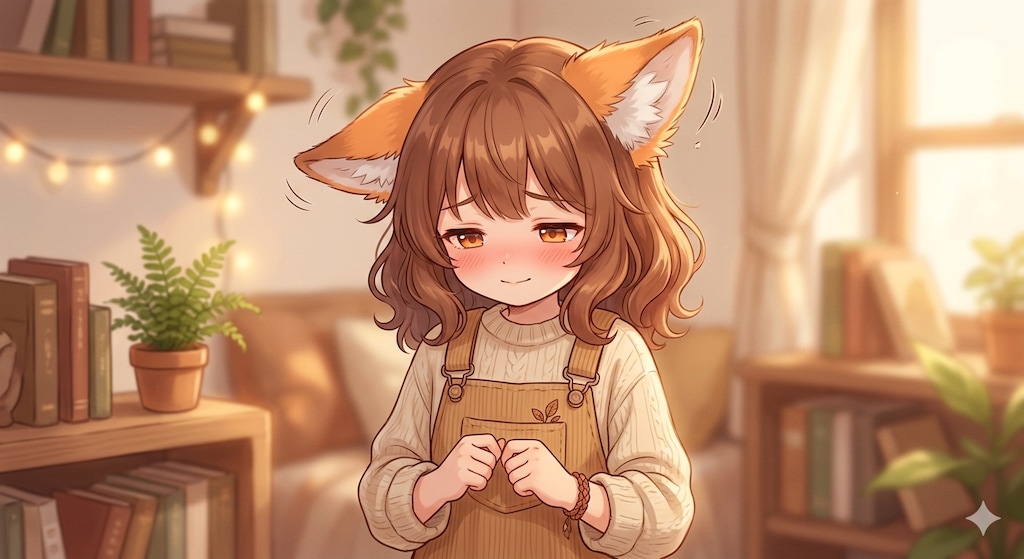 ぴょこぴょこするケモ耳