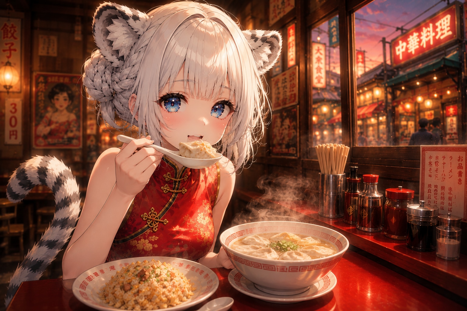 水餃子が食べたい虎耳さん | の人気AIイラスト・グラビア
