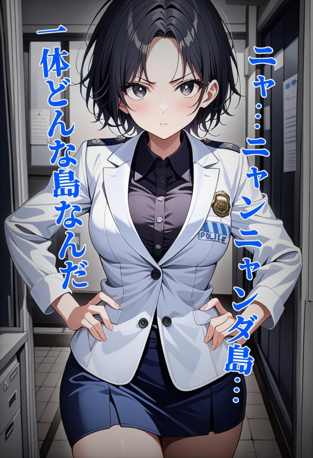 小説『阿龍田警察 堂条コウカ』【ニャンノ世界】