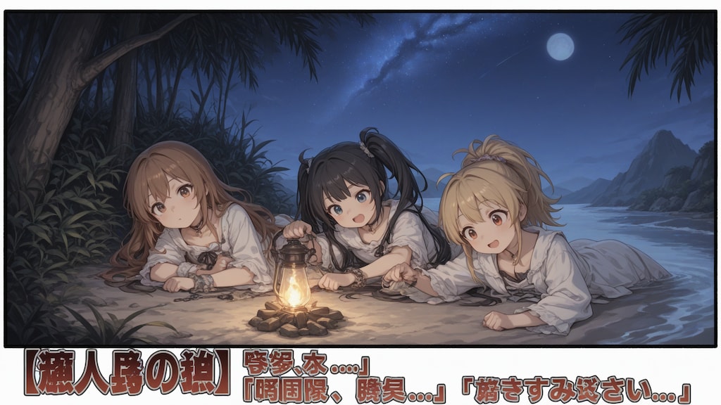 【#無人島日記】私達の無人島日記（Gemini→SDXL）i2i変換