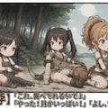 【#無人島日記】私達の無人島日記（Gemini→SDXL）i2i変換 4枚目