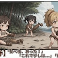 【#無人島日記】私達の無人島日記（Gemini→SDXL）i2i変換 3枚目
