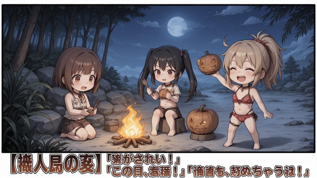 【#無人島日記】私達の無人島日記（Gemini→SDXL）i2i変換