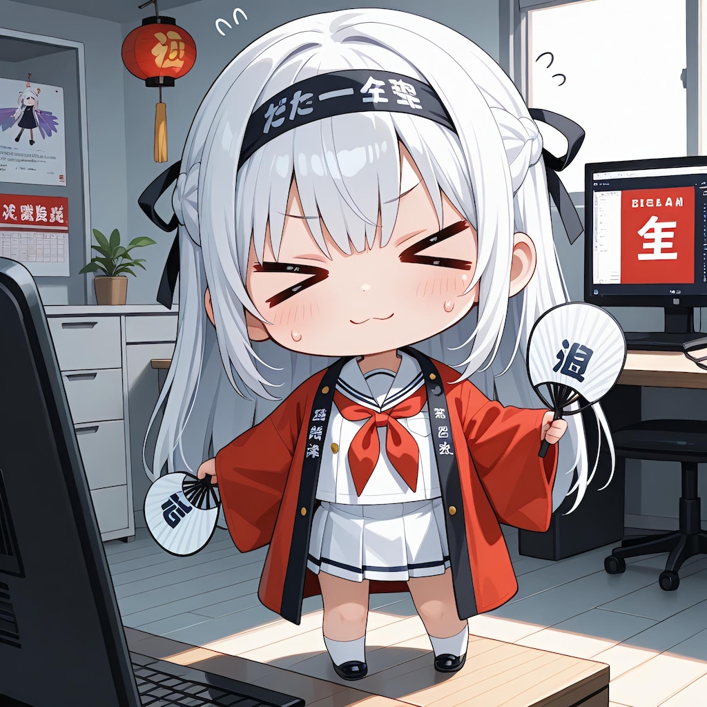 お祭り気分なクーリング部の面々