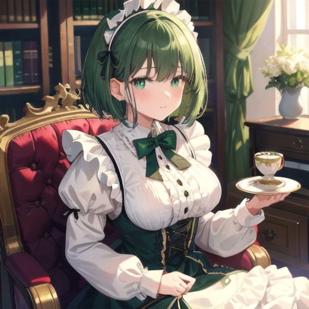 芽生ちゃん035「おかえりなさいませご主人様」