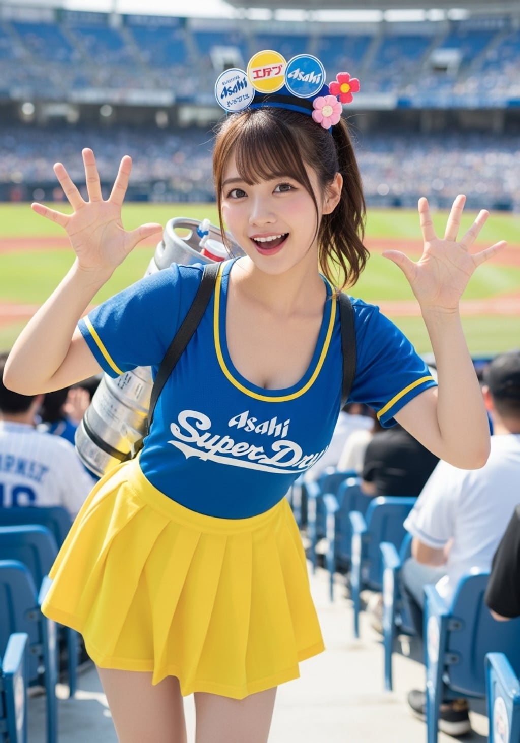 ビールの売り子