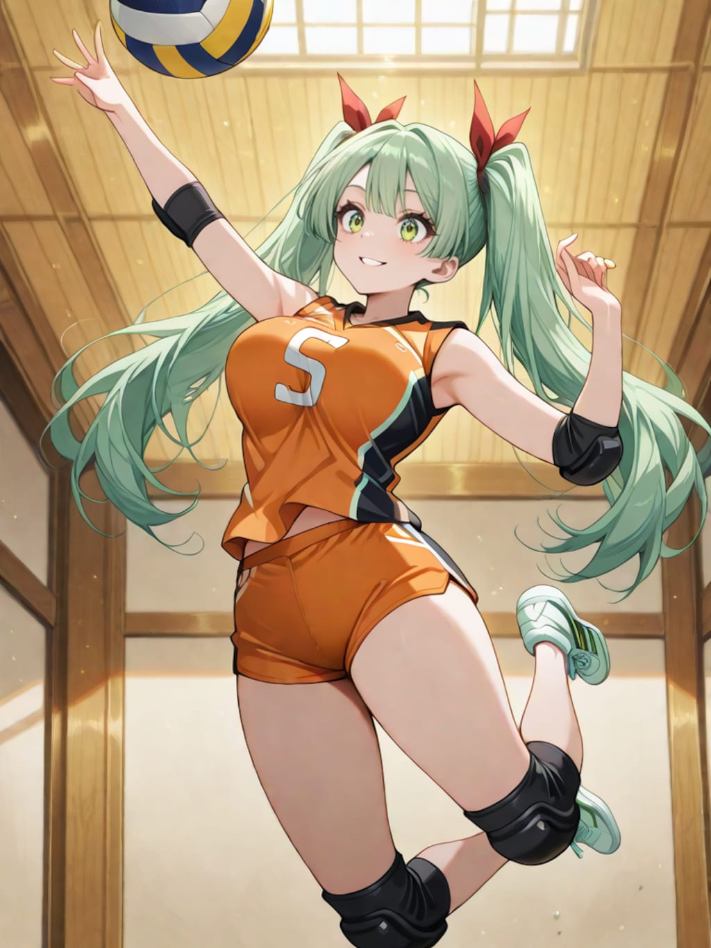 はいきゅー！なあおいチャン🏐　　　　　　　　　　　 第二回ウチの娘総選挙！　　　　　　　　　　　　　　　🍋‍🟩 城ヶ崎　あおい 🍋‍🟩