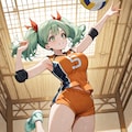 はいきゅー！なあおいチャン🏐　　　　　　　　　　　 第二回ウチの娘総選挙！　　　　　　　　　　　　　　　🍋‍🟩 城ヶ崎　あおい 🍋‍🟩 3枚目