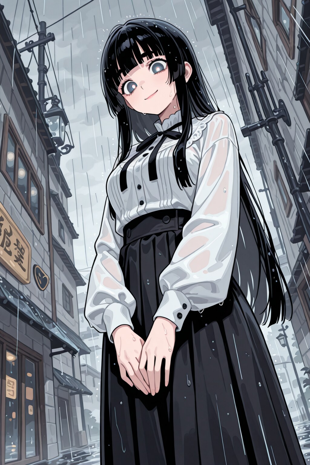 雨と女の子　その２