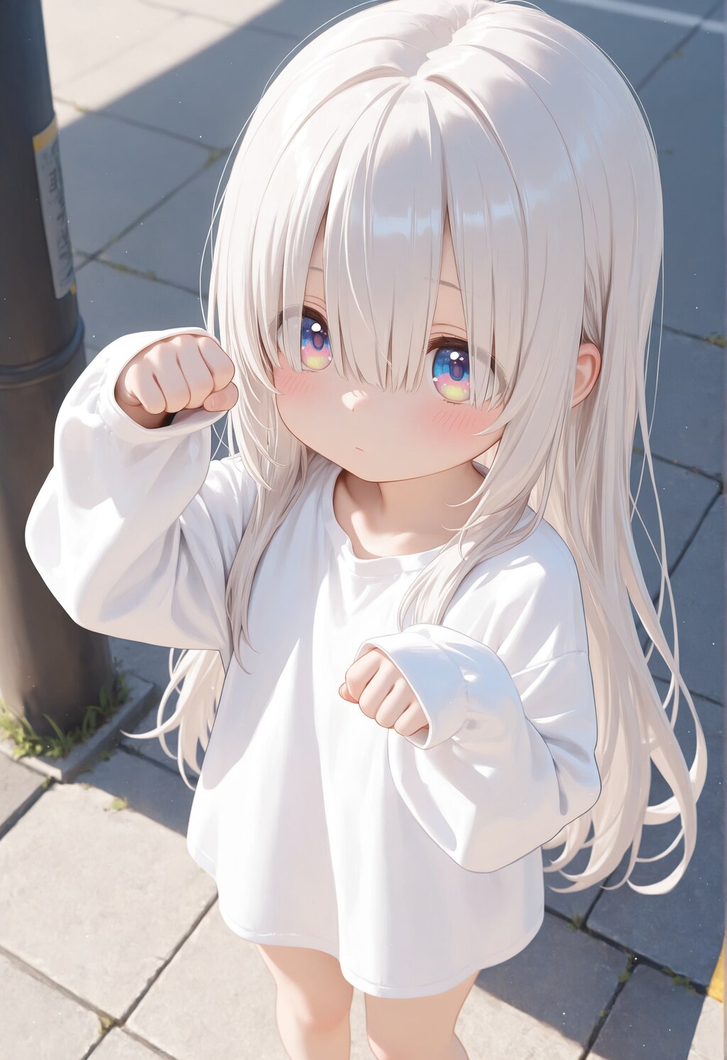 被検体Ω-3ちゃんは覚えたポーズをしてみたい