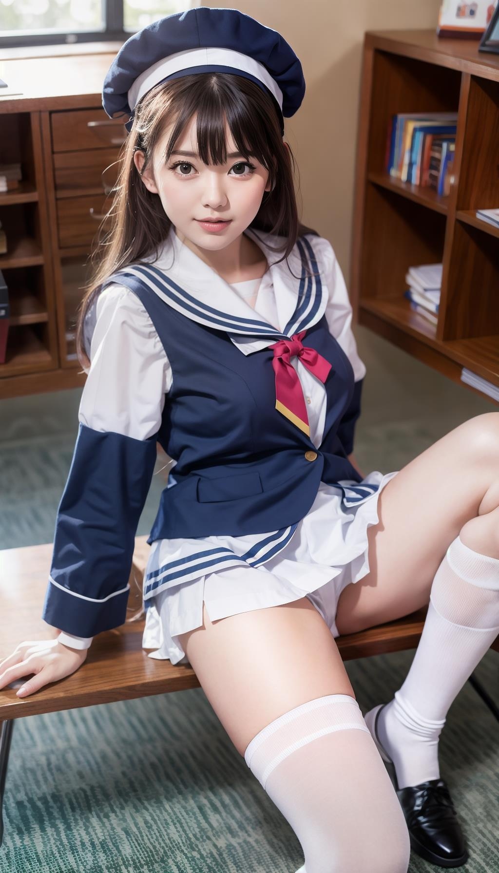パンちら女子高生
