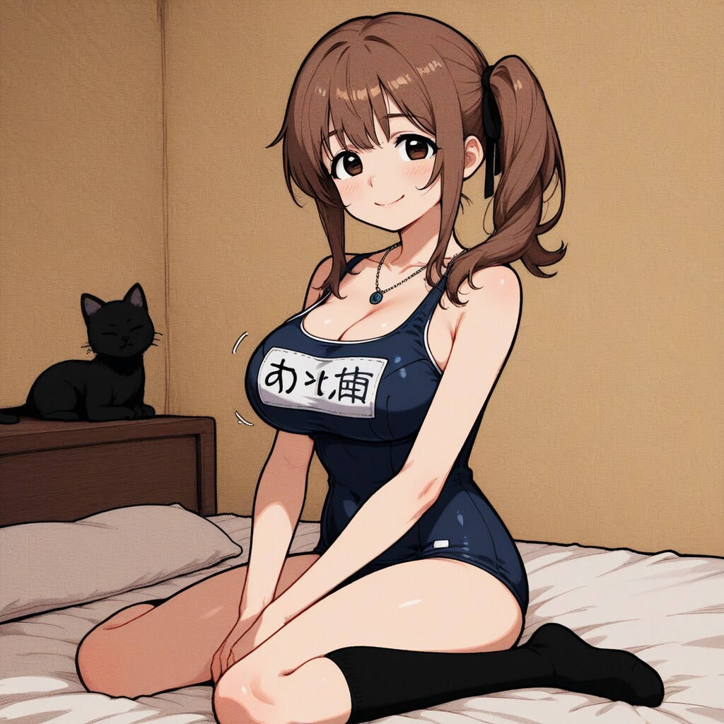 オリジナル⑮ ゆずさ、リリア 猫と一緒