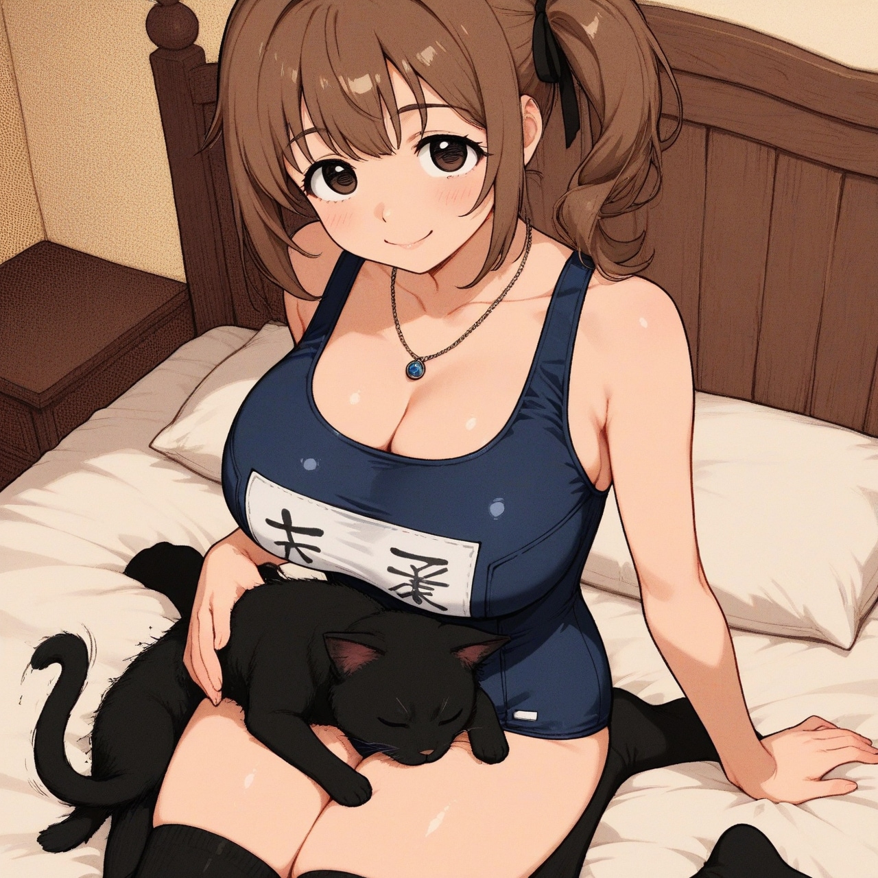 オリジナル⑮ ゆずさ、リリア 猫と一緒