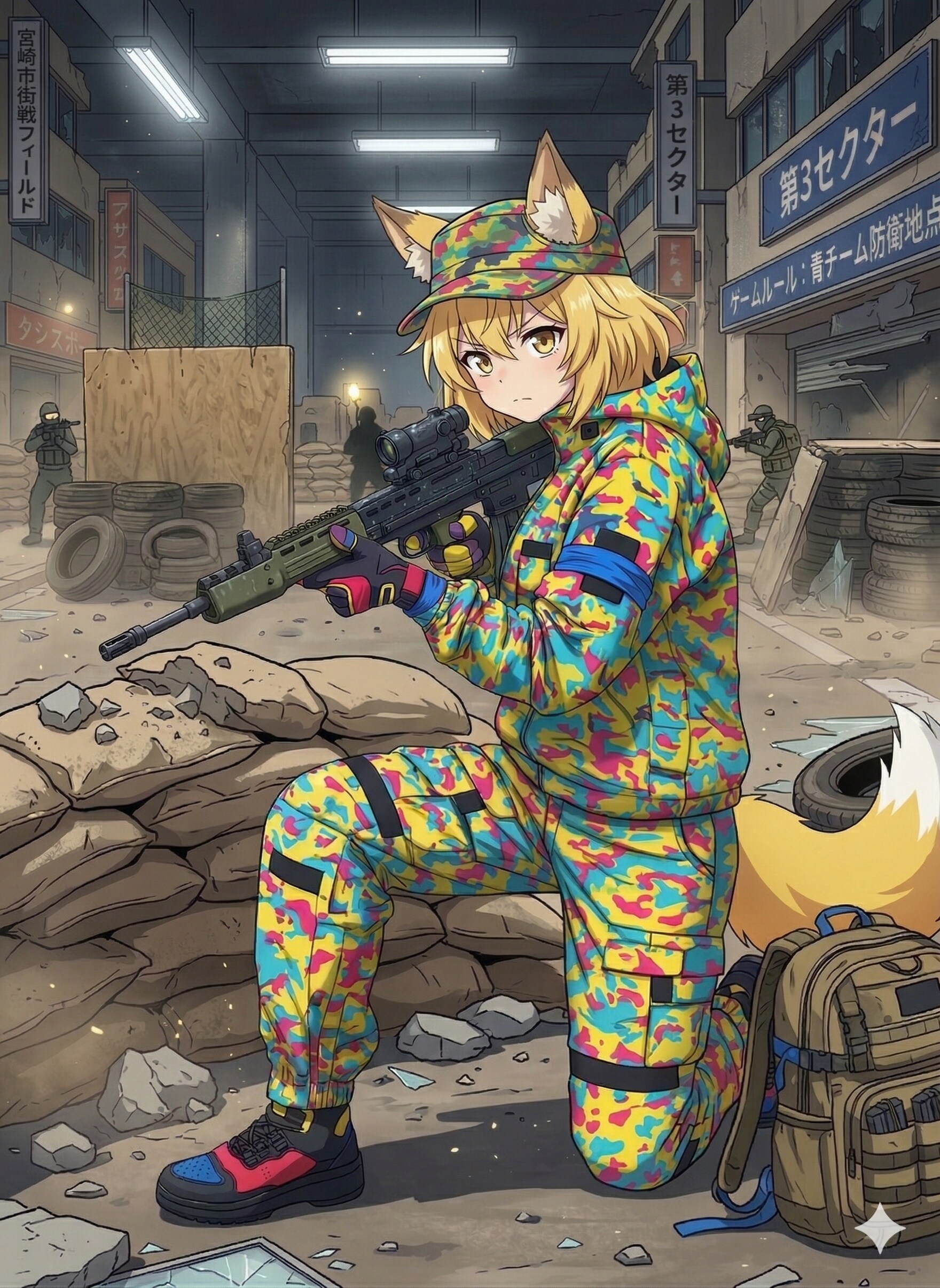 英軍L85 | の人気AIイラスト・グラビア