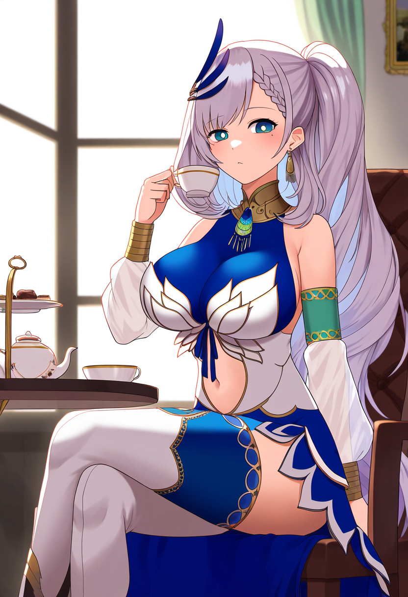 優雅な時間を過ごすレイネさん