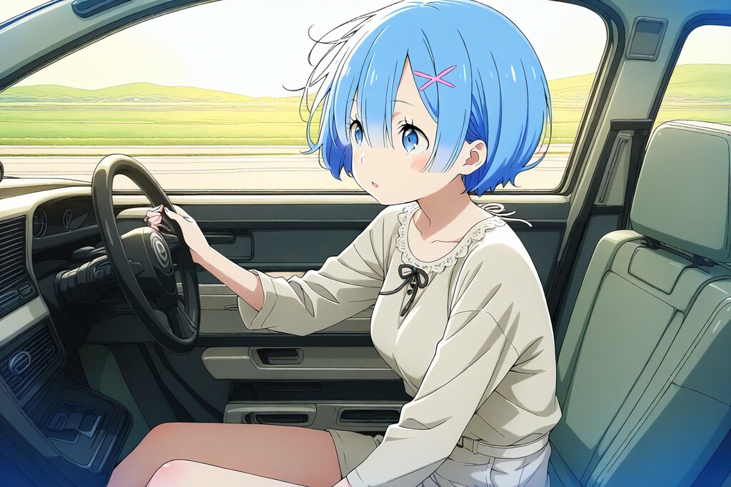 レムりんとドライブ