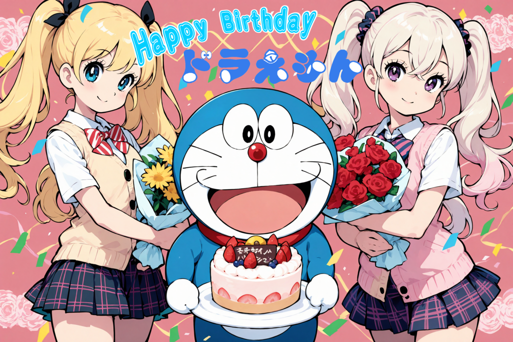 ドラえもん、お誕生日おめでとう！
