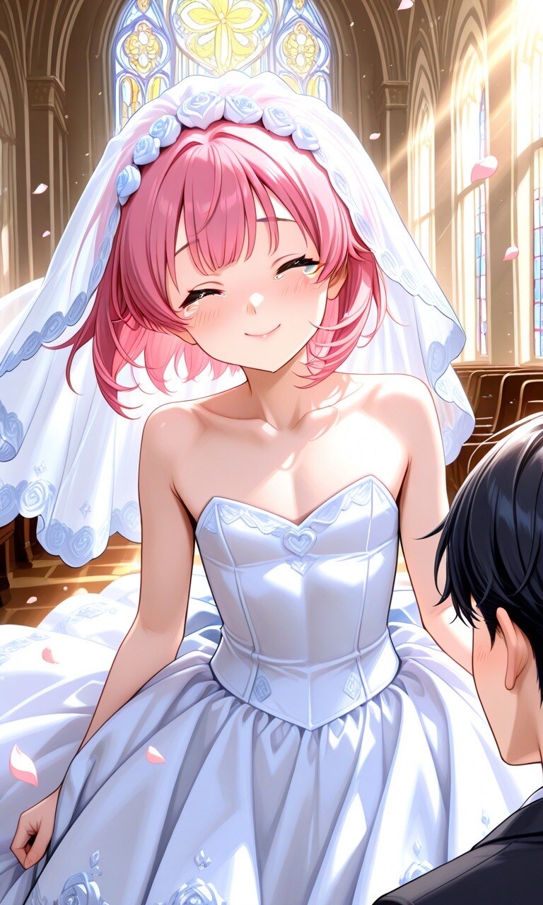 女装男子〜結婚式編〜 | の人気AIイラスト・グラビア