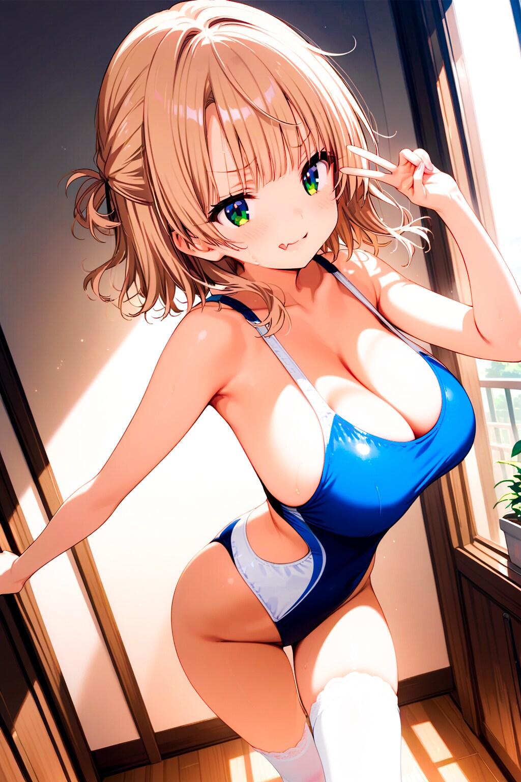 競泳水着のコウハイギャルちゃん！part2
