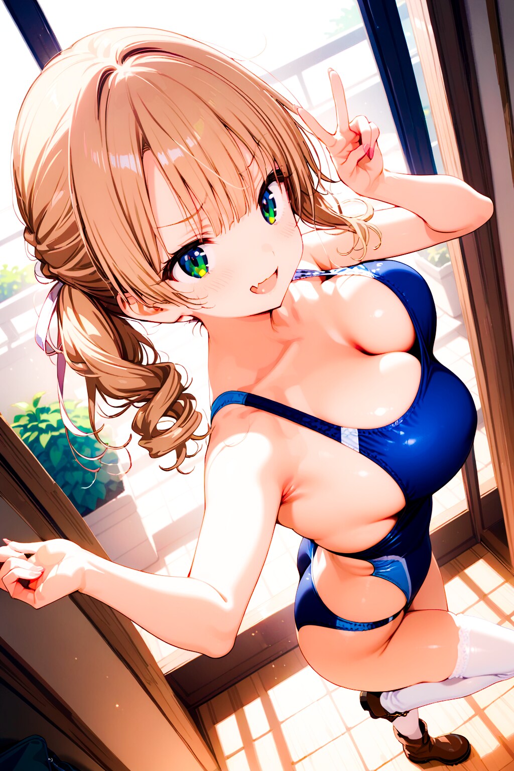 競泳水着のコウハイギャルちゃん！part2