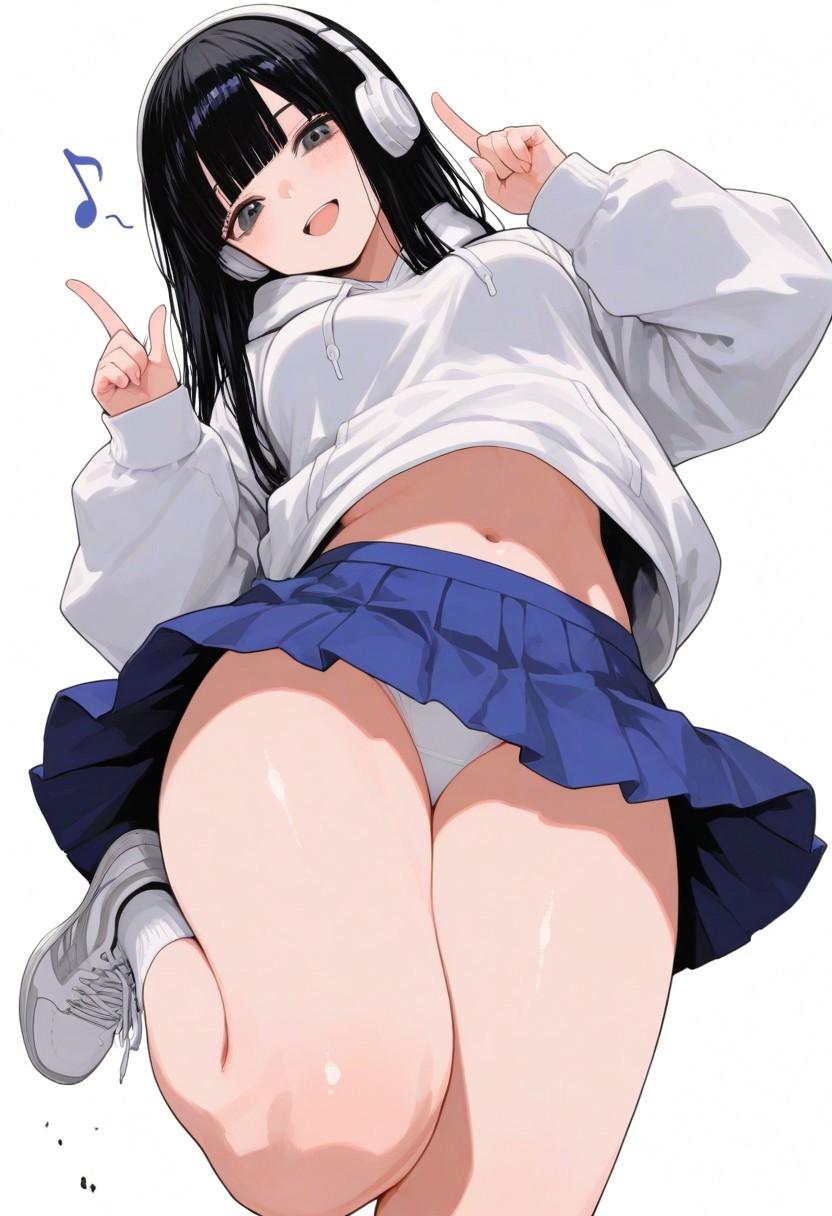 広告の女の子