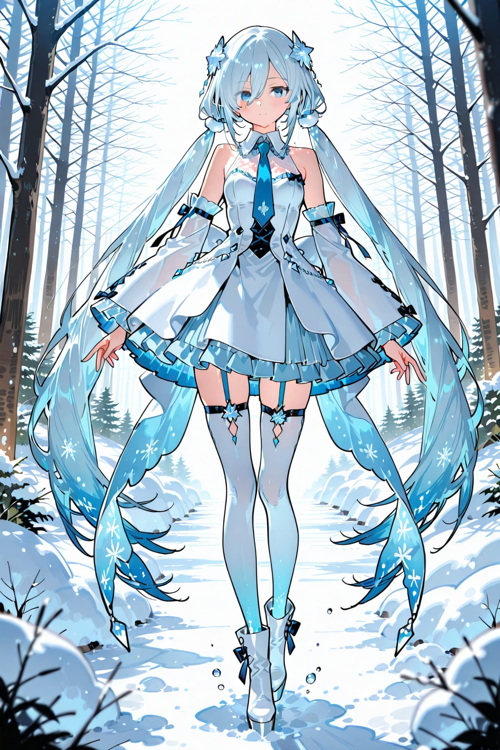 PHOENIX 雪ミク | の人気AIイラスト・グラビア