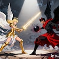 天使と悪魔の戦い 8枚目