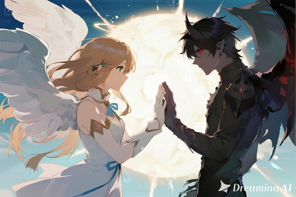 天使と悪魔の戦い