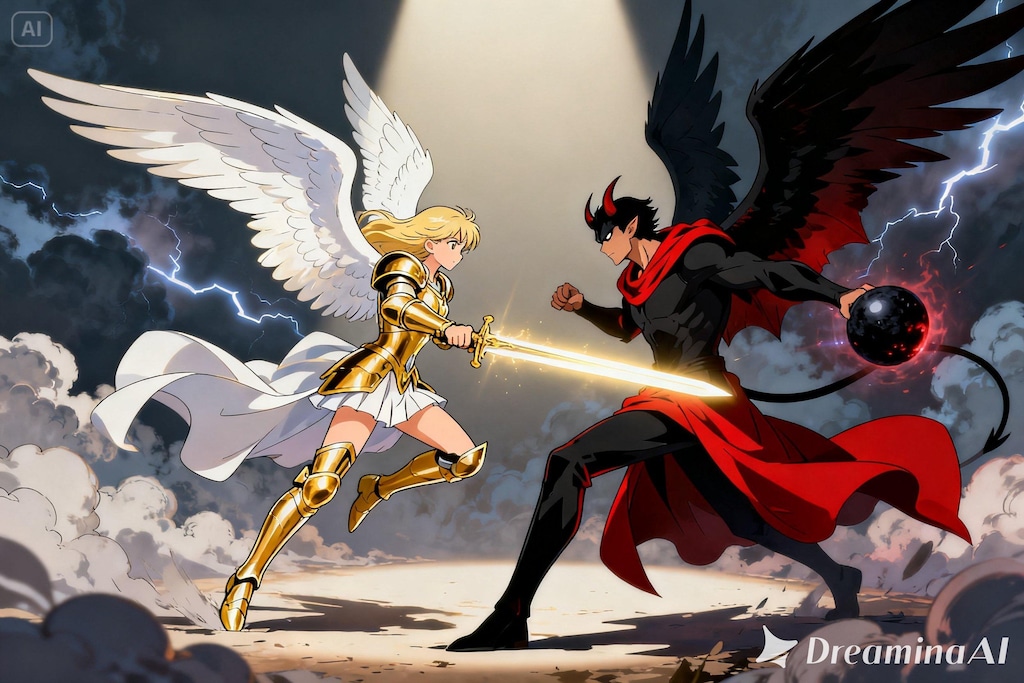 天使と悪魔の戦い