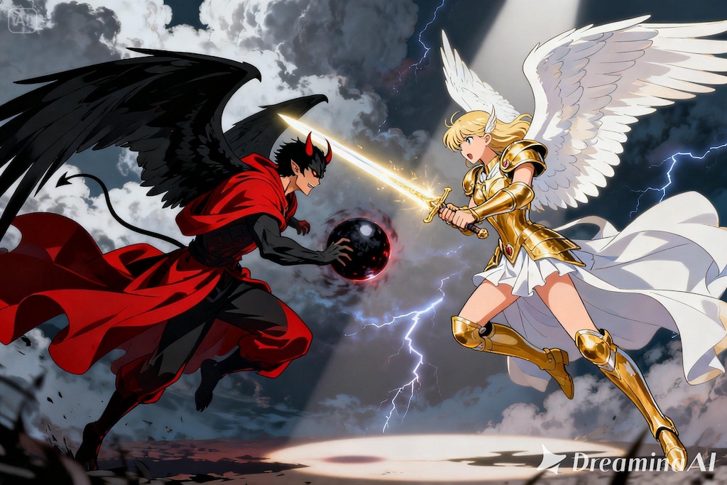 天使と悪魔の戦い
