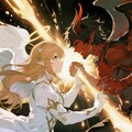 天使と悪魔の戦い 5枚目