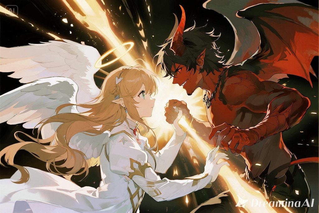 天使と悪魔の戦い