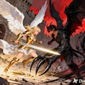 天使と悪魔の戦い 3枚目