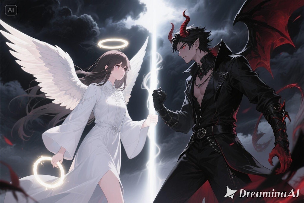 天使と悪魔の戦い