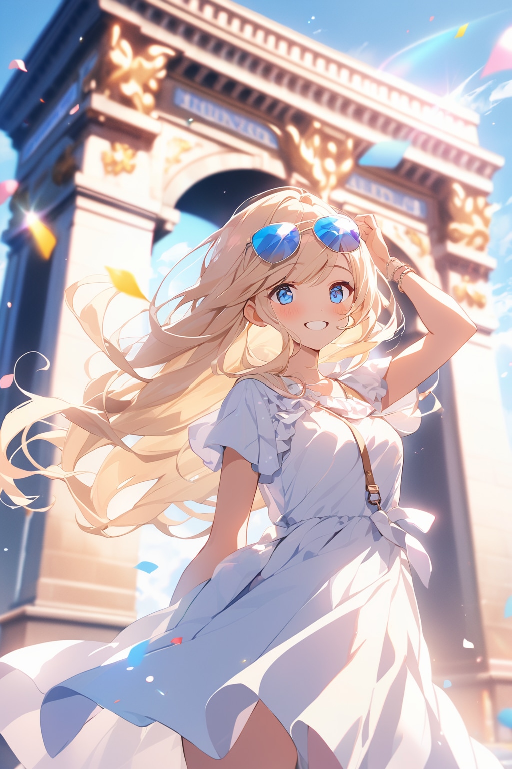 凱旋門の少女