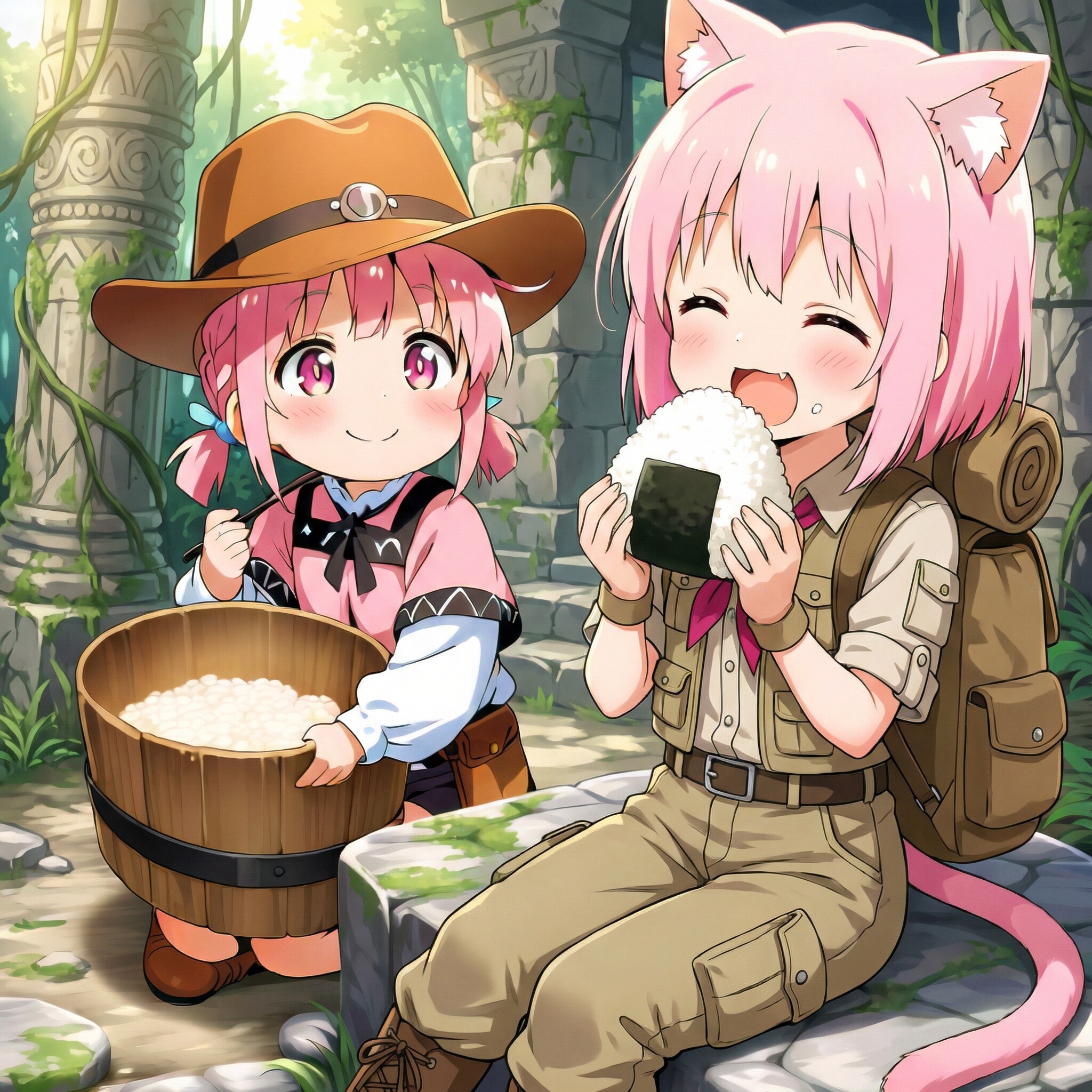 腹が減っては冒険できぬ‼️ | の人気AIイラスト・グラビア