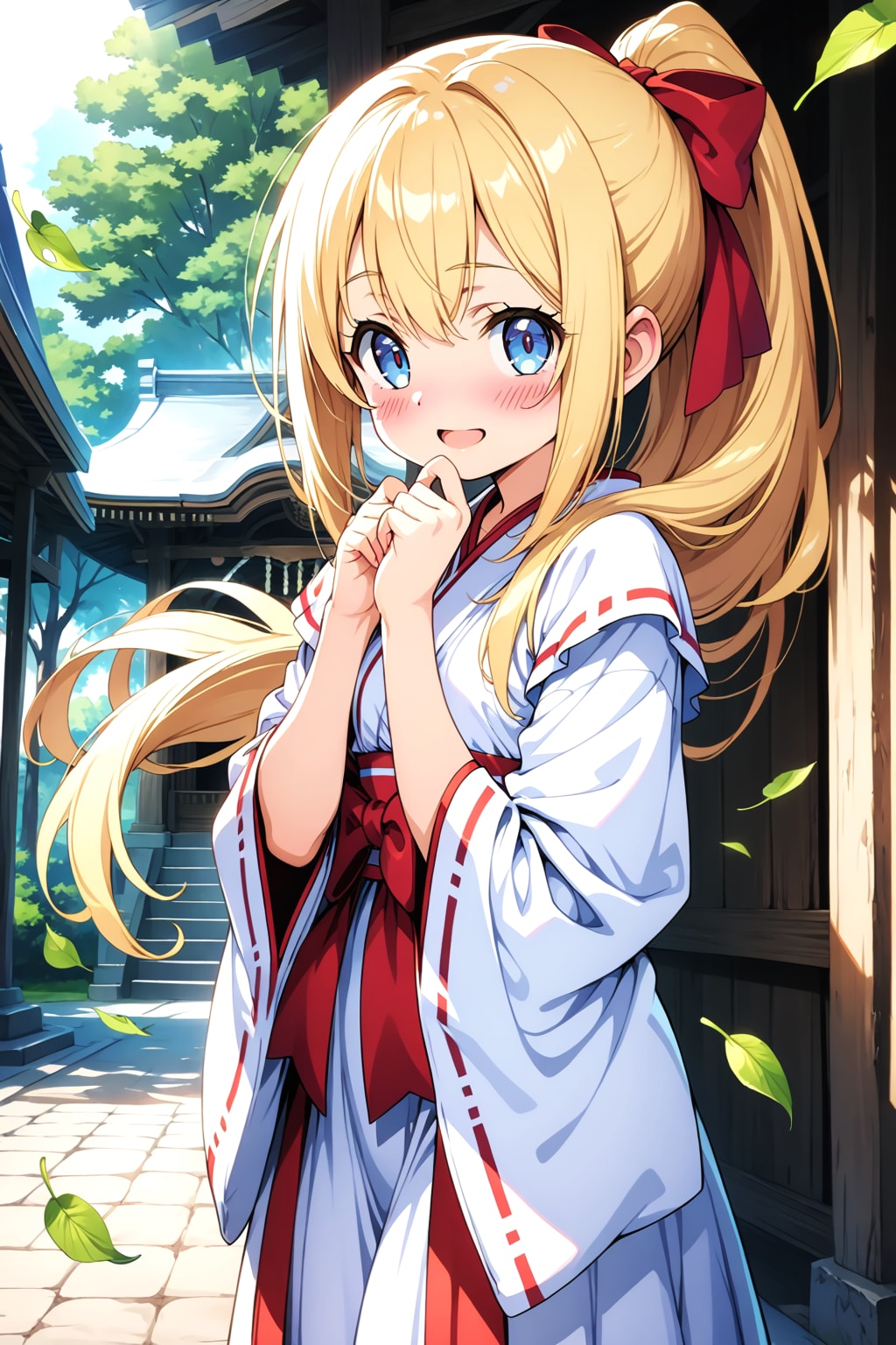 巫女服を着た少女 | の人気AIイラスト・グラビア