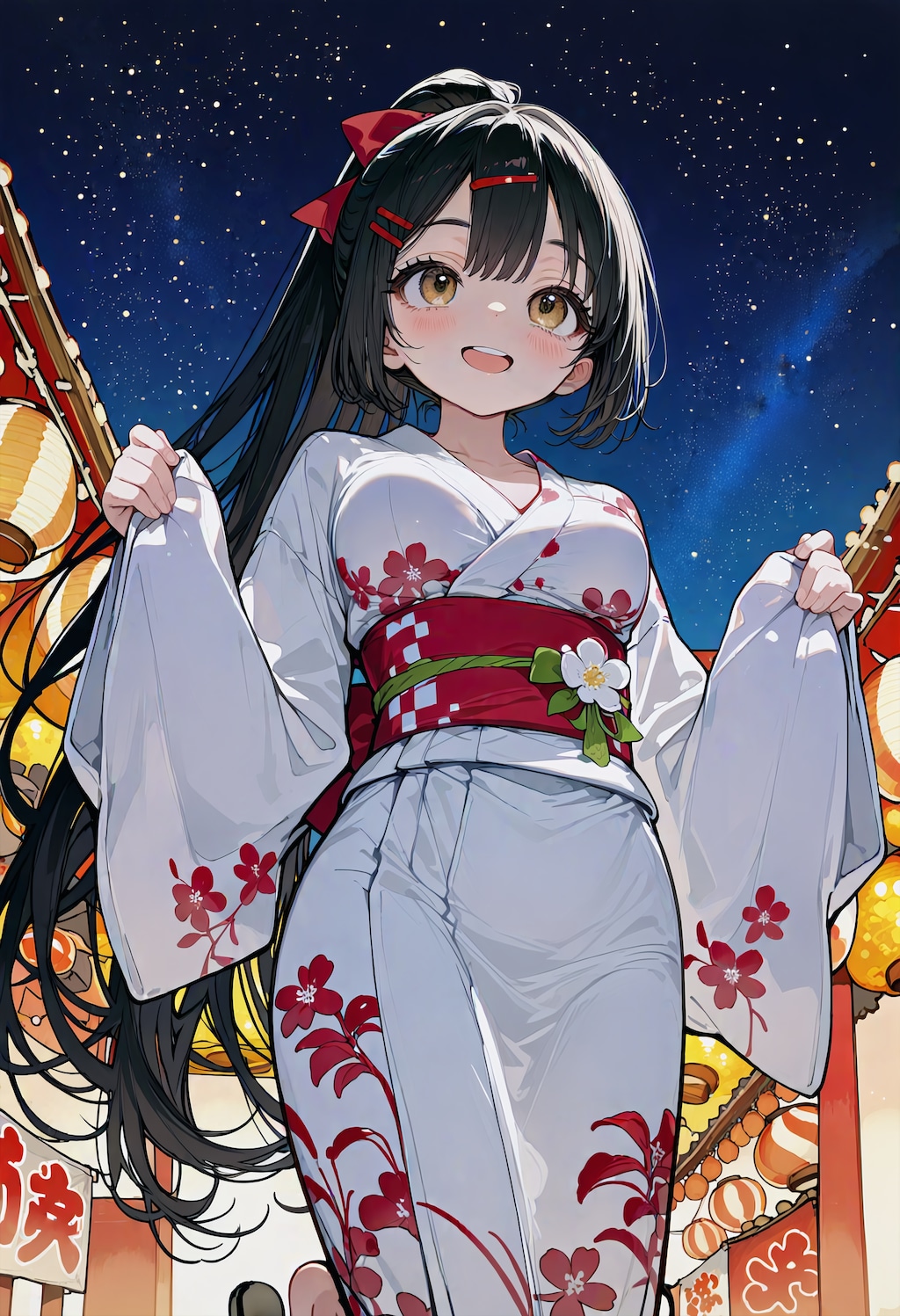 夏祭りに行ったら弟のクラスメイトの子がいた