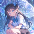梅雨の通学路 10枚目