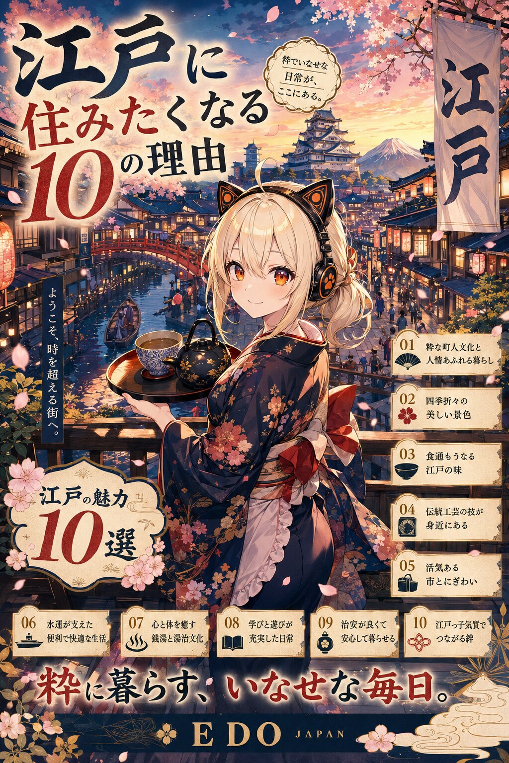 江戸に住もう | の人気AIイラスト・グラビア