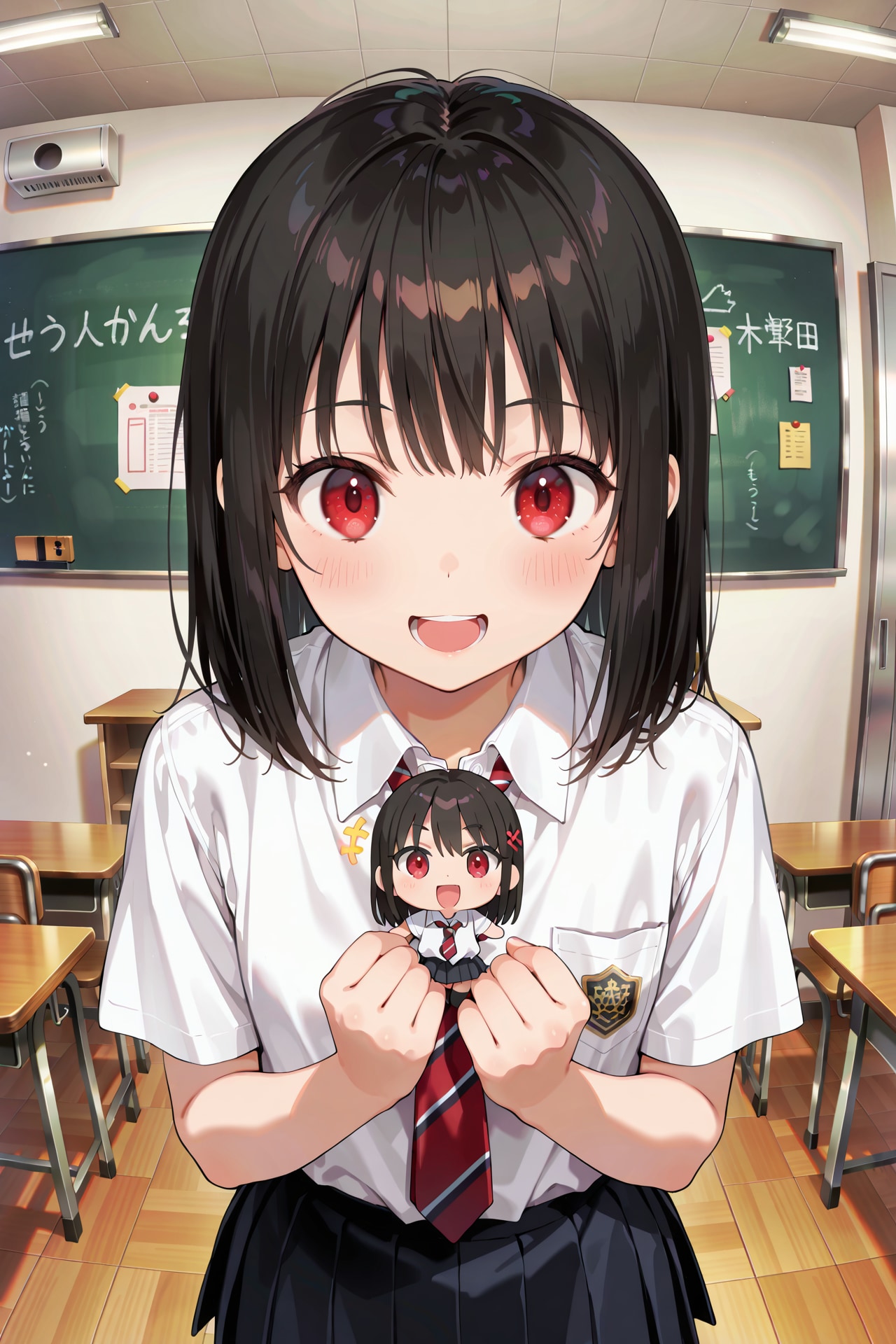 制服ちびキャラデイズ Z319 | の人気AIイラスト・グラビア