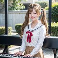 はい、じゃー私の伴奏にあわせてー 4枚目